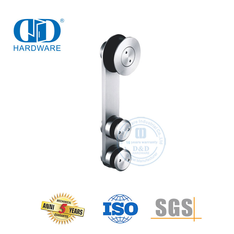 Sichere, zuverlässige Steckverbinder, Edelstahl-Glas-Hardware, Glas-Schiebetür für Badezimmertür-DDGS002