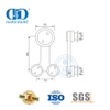Industrielles Edelstahl-Glaszubehör-Set, Glasbeschläge, Schiebetürbeschläge für Badezimmertüren, DDGS106