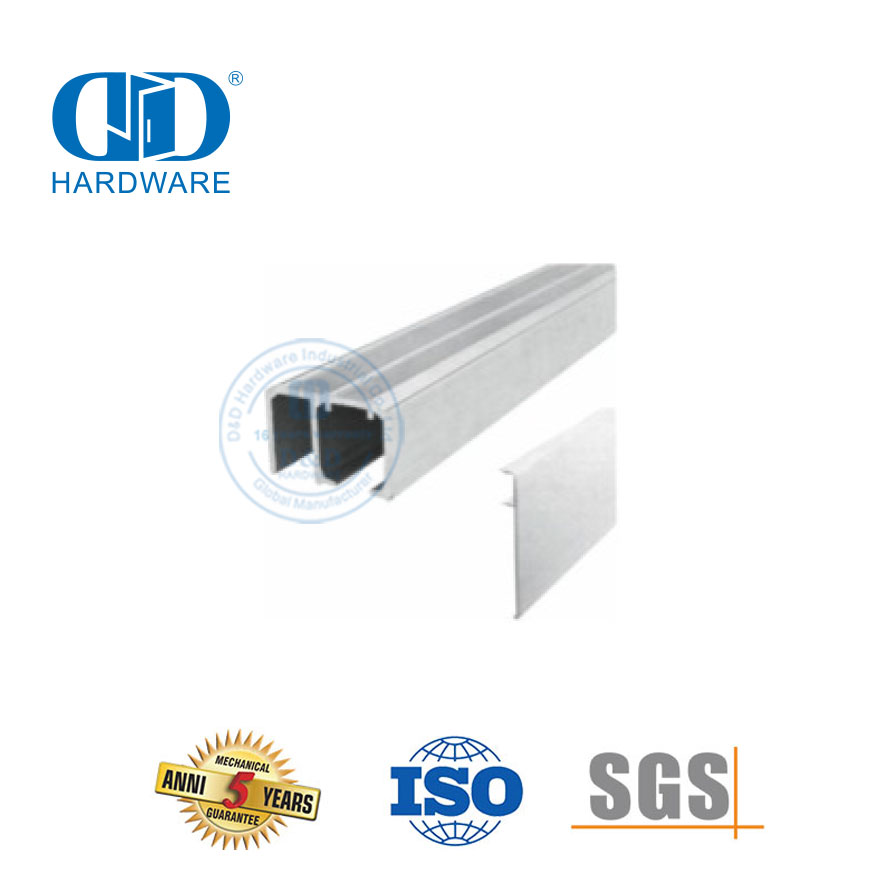 Edelstahl-Aluminium-Silent-Glas-Zubehör-Set, Glas-Hardware, Duschtürrolle für nach innen gerichtete Schiebetür-DDGS141