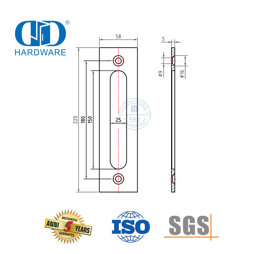 Moderne Carbon-Doppel-Einzel-Holztüren Scheunentorschiene Schwarze Stahlbeschläge Schiene Scheunenholztür-Hardware-DDBD002