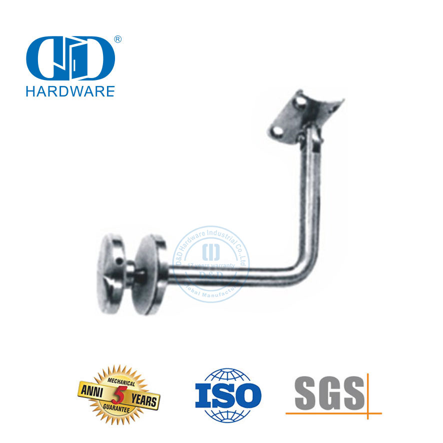 Edelstahl-Treppengeländer-Wandhalterung, Wandhalterung, Glasmontage, Handlaufhalterung-DDHB003