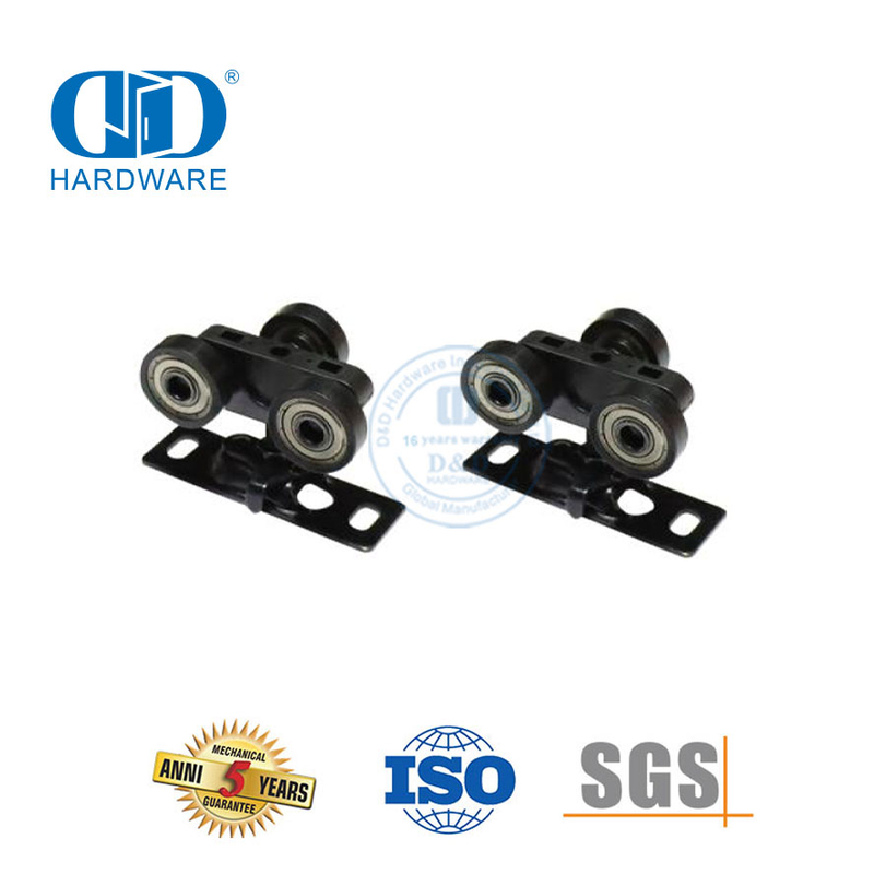 Langlebige Scheunentor-Hardware aus Edelstahl, langlebiges Schienenrad-Rolltor-Zubehör, Apartment-Hotel-Tür-Hardware-DDBD054