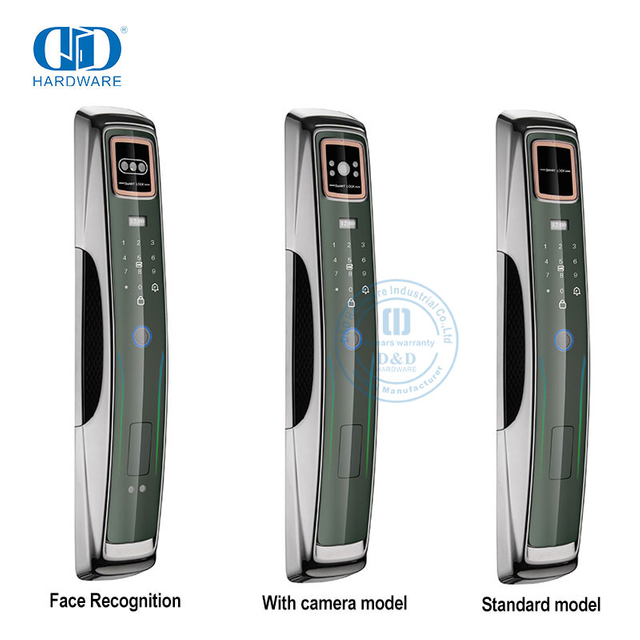 Hersteller WiFi Digital Card Security Safe Elektronische Fingerabdruck-Fernbedienung Intelligentes Türschloss mit Kamera und Audio -DDEL009