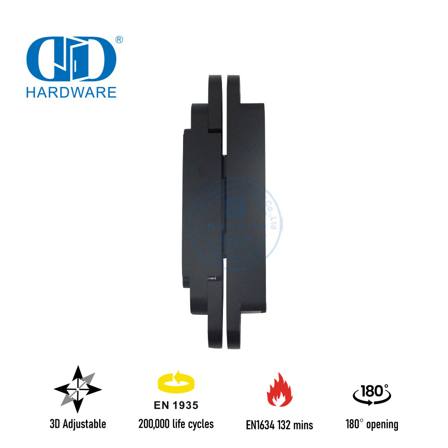 Verschiedene Ausführungen, Zinklegierung, 3D, versteckte, verdeckte Sicherheit, verstellbares Innentürscharnier-DDCH008-G40