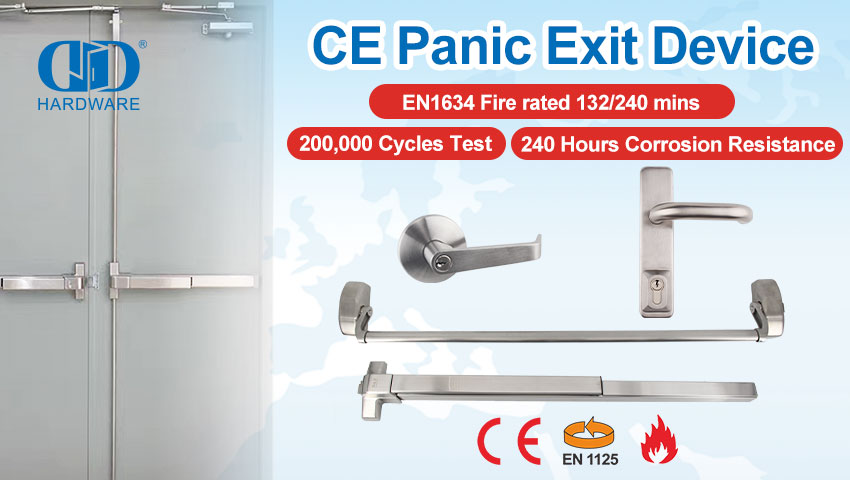 Was ist ein CE EN1125 Panic Exit-Gerät und warum ist es für Brandtüren unerlässlich?