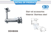Edelstahl-Geländer-Handlauf-Stützhalterung, Glas-Hardware-Klemmhalterung, Wandhalterung-DDHB006