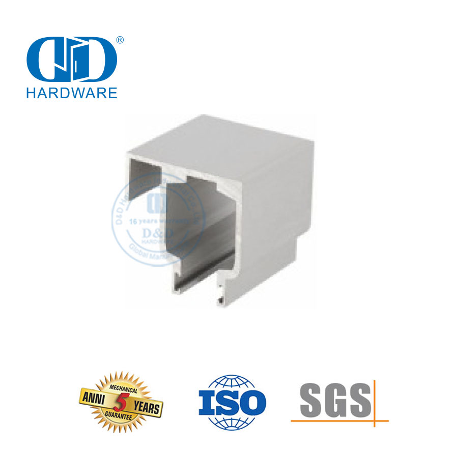 Fabrik-Edelstahl-Eisen-Glas-Beschlag, rahmenlose Schiebetür, Glas-Hardware, Möbelzubehör für Badezimmer-DDGS143