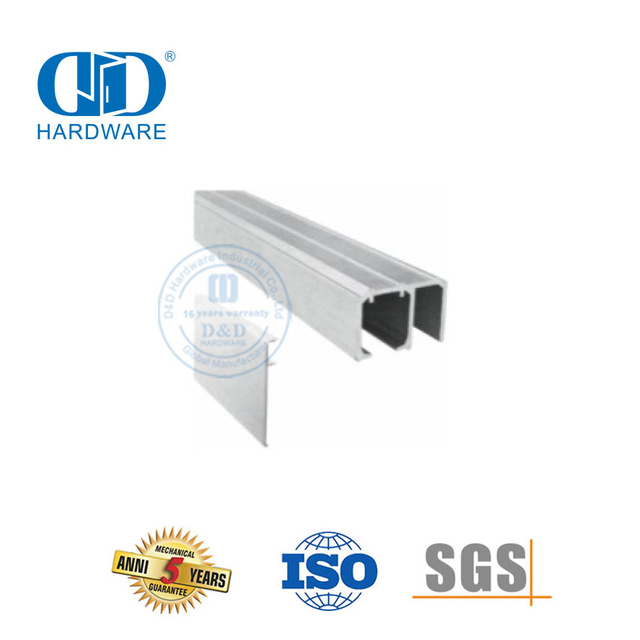 Edelstahl-Aluminium-Silent-Glas-Zubehör-Set, Glas-Hardware, Duschtürrolle für nach innen gerichtete Schiebetür-DDGS141