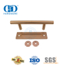 Edelstahl Roségold Doppelseitiger Push-Pull-Scheunentorgriff Möbel-Finger-Pull-Türgriff-DDBD102 SRG