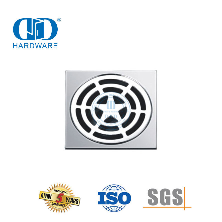 ABS-Kunststoff-Edelstahl-Sanitär-Bodenablauf, Möbelzubehör, Badezimmer-Duschablauf-DDFD002