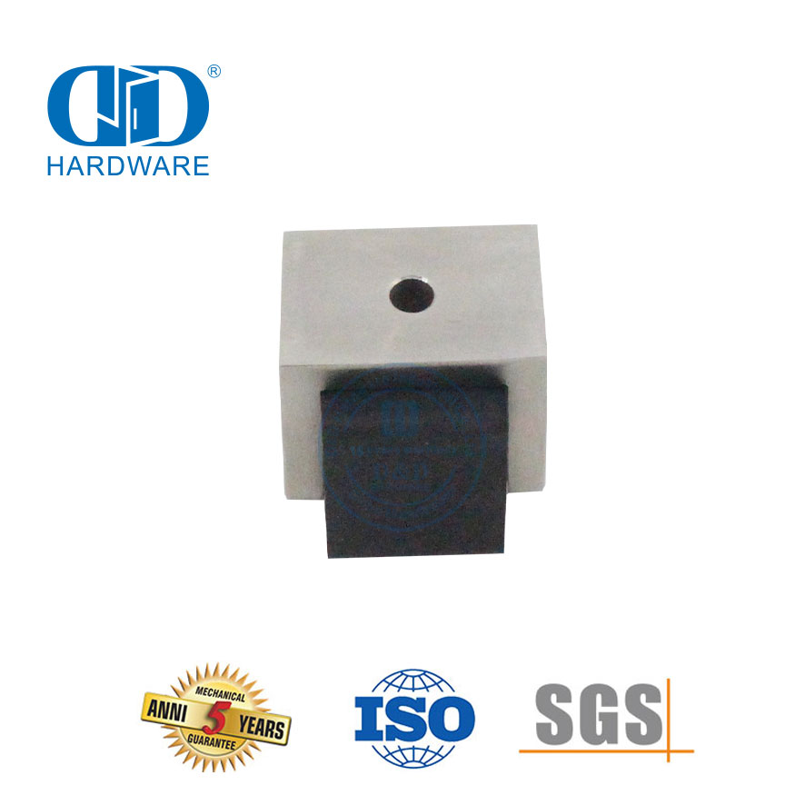 Bodenmontierter magnetischer Türstopper aus Edelstahl und Zinklegierung für den Wohnbereich-DDDS051