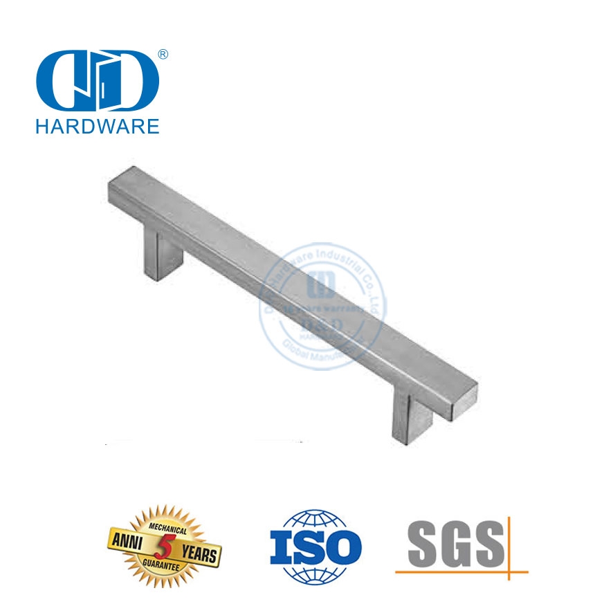 Temax Moderne T-Bar-Edelstahl-Luxus-moderne Möbelschrank-Innentürgriffe-DDFH020