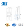 Zinklegierungsscharnier 3D Unsichtbare versteckte Hardware Soft Closing Heavy Duty Butt Commercial Innenaußentürscharnier-DDCH008-G80