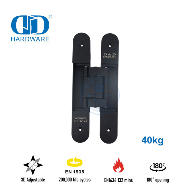 Verschiedene Ausführungen, Zinklegierung, 3D, versteckte, verdeckte Sicherheit, verstellbares Innentürscharnier-DDCH008-G40
