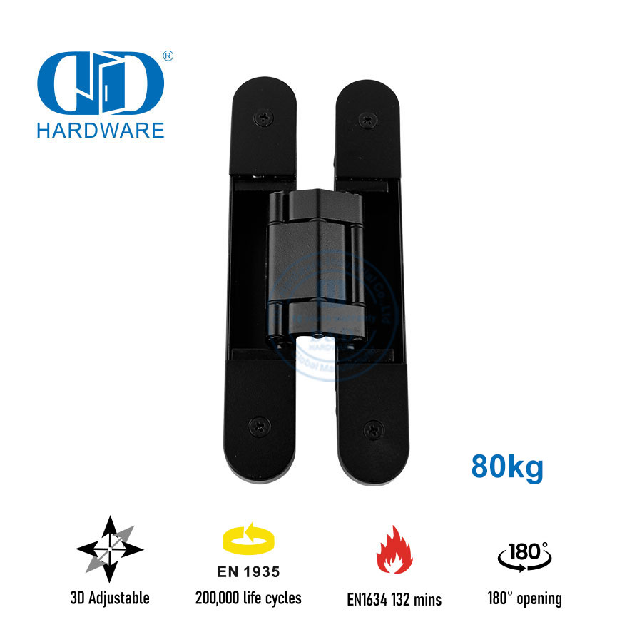 schwarzes T&uuml;rscharnier