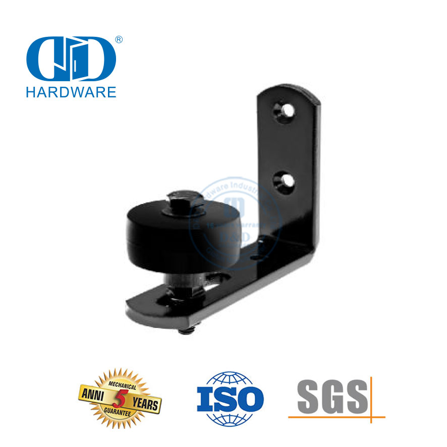 Amerikanischer Beschlag aus Kohlenstoffstahl und Metall für Scheunentore, Bodenführung, Wandmontage, Türführung-DDBD086