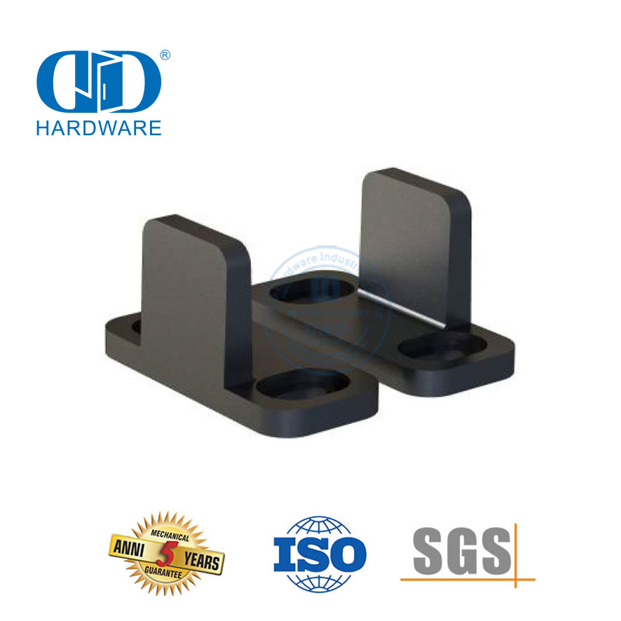 Edelstahl-schwarze Doppeltür-Scheunentor-Hardware, Tür-Unterboden-Führung-DDBD085