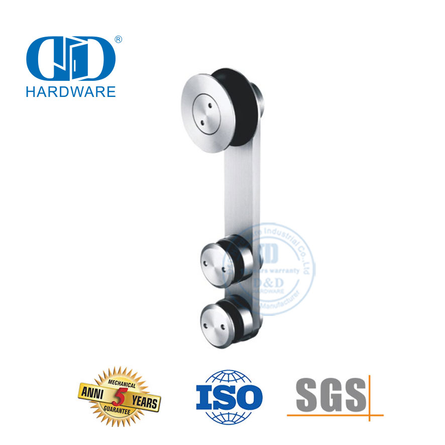 Fabrik-Edelstahl-Duschtür-Rollen-Schiebetür-Hardware-Glas-Hardware für Badezimmer-DDGS101