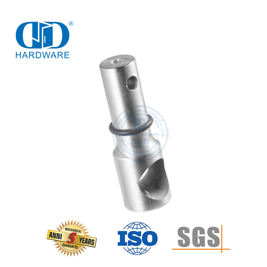 Edelstahl-Glas-Hardware, rahmenloses Glas-Badezimmer-Zubehör, Glas-Zubehör-Set für Schiebetür-DDGS122