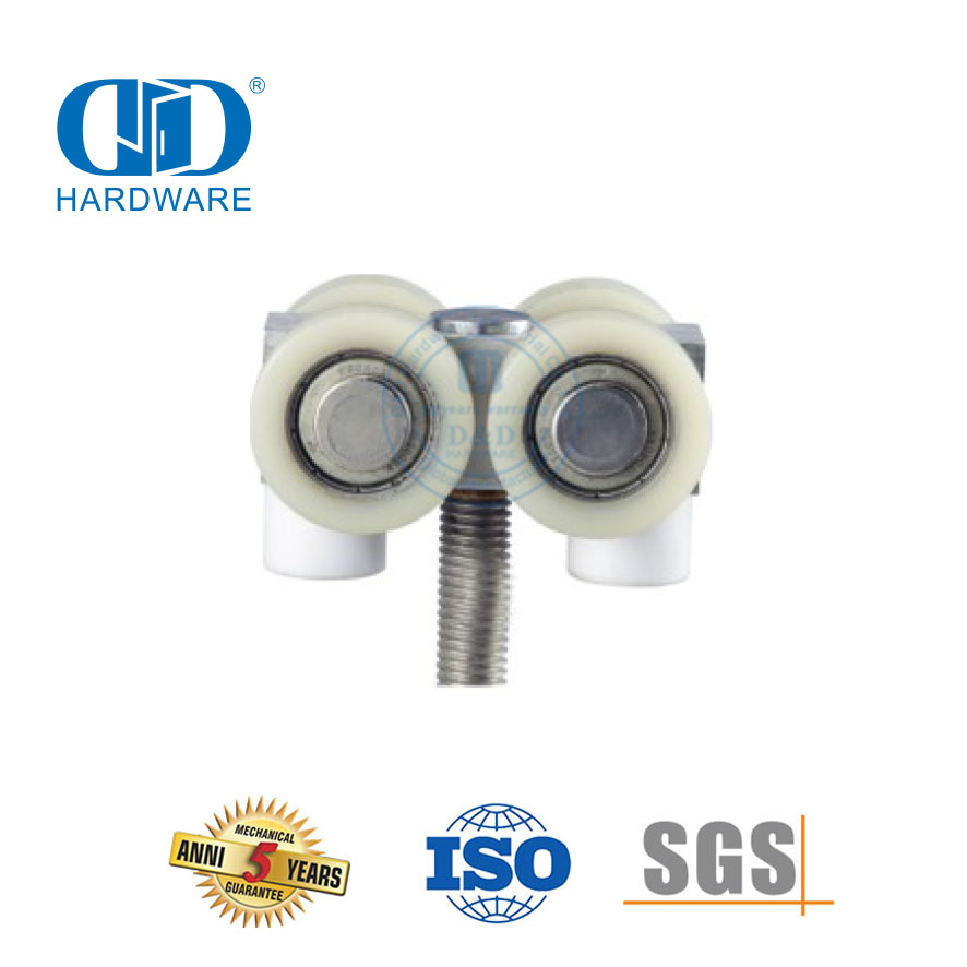 Edelstahl rahmenlose Dusche Schiebetür Hardware Glas Zubehör Set Möbelzubehör für Badezimmer-DDGS160