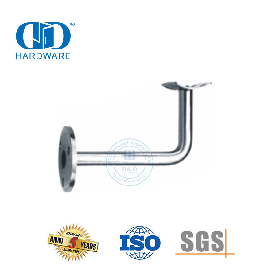 Stützhalterung Edelstahl-Treppengeländerzubehör Glastürbeschläge Handlaufhalterung-DDHB002