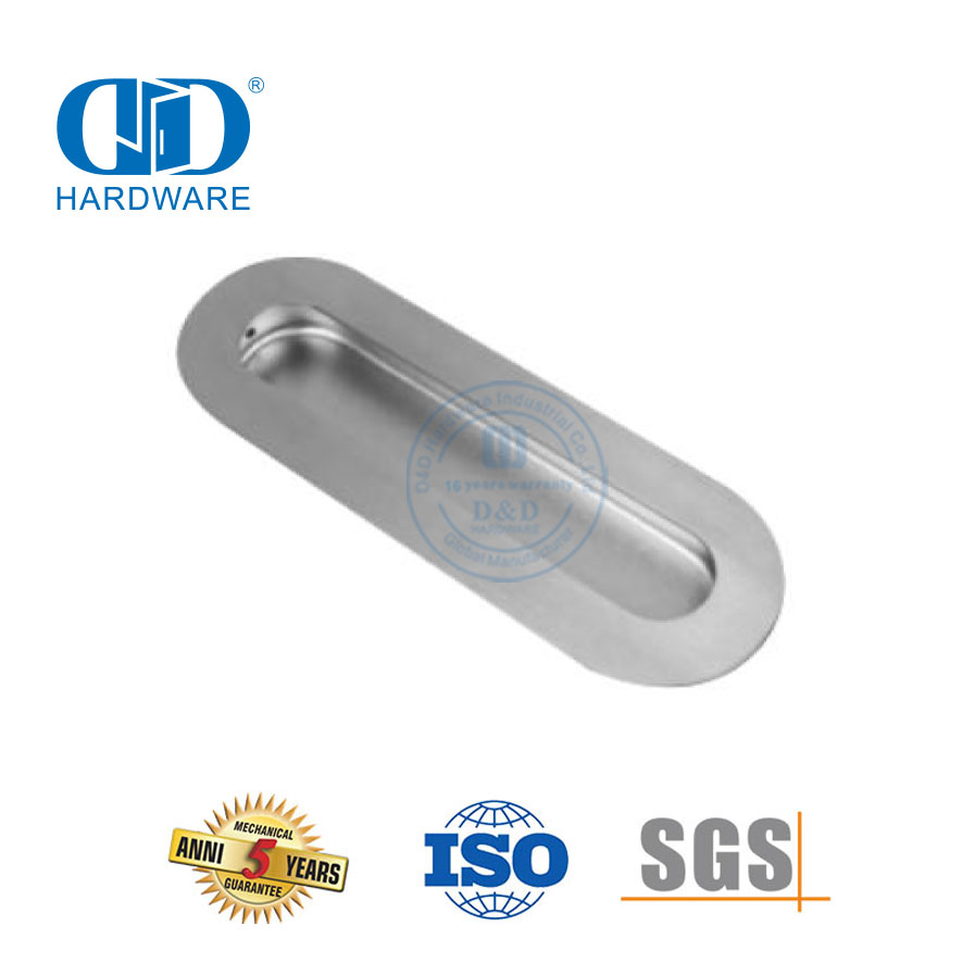 Edelstahl-Konstruktionsbeschläge, Scheunentorgriff, Schiebetürgriff, Griff-Set, Pull-and-Flush-Hardware-DDBD110