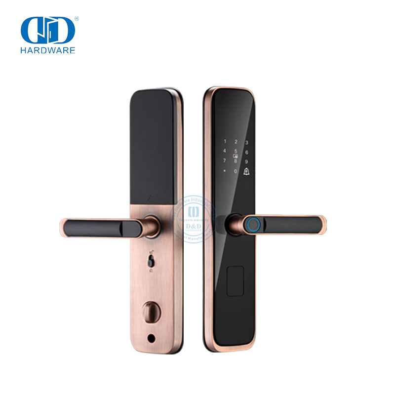 Sicherheit Außen Innen Fernbedienung Intelligente Digitale Passwort Fingerabdruck Intelligente Türschlösser Für Haustür-DDDL004