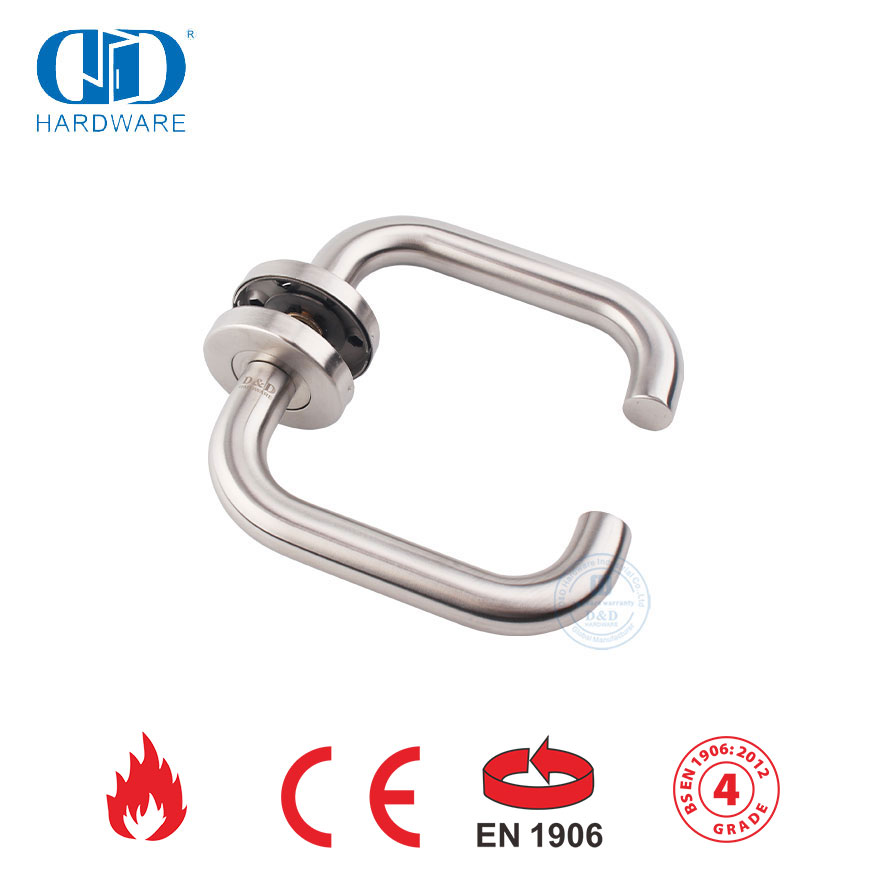 Geeignet für Metalltür EN 1906 SUS 316 Hohlhebelgriff-DDTH001-SSS