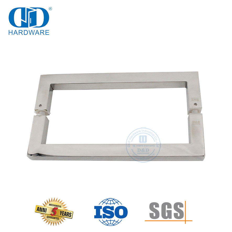 Neues Design SUS316 D Vierkantrohr-Zuggriff für Glastür-DDPH015-E-PSS