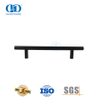 Schwarze Luxus-Möbelbeschläge, Edelstahl-Holztür-T-Bar-Hohlzuggriff-DDPH031-MB