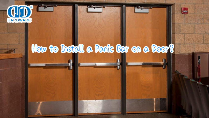 So installieren Sie eine Panikleiste an einer Tür？？