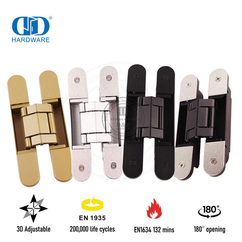 Feuerbest&auml;ndige, verdeckte T&uuml;rscharniere 