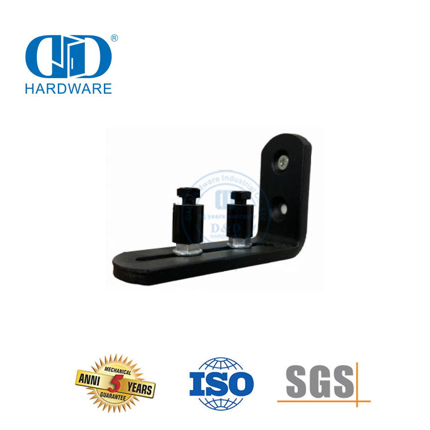 Edelstahl-Set für leises Doppel-Schiebe-Scheunentor, robustes Hardware-Set für Scheunentor, Schienen-Set-DDBD077