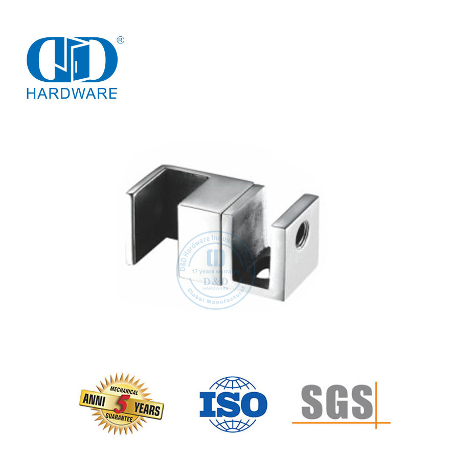 Edelstahl-Duschschiebetürbeschläge Glasverbinderbeschläge Glasbeschlag-DDSL002-6