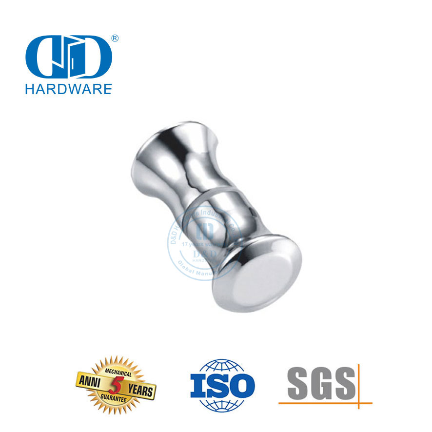 Möbelzubehör Metallbeschläge polnischer Badezimmer-Duschglas-Türgriffknopf-DDSK004