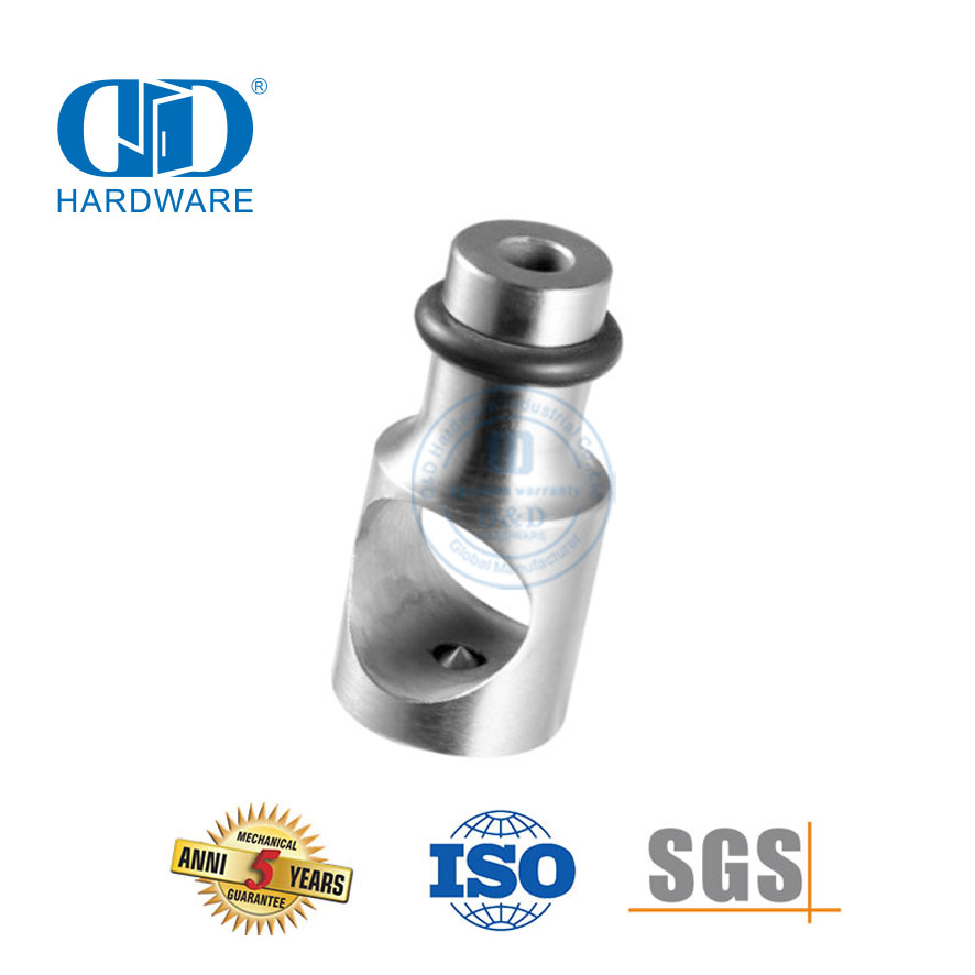 Türstopper aus Edelstahl, Glasschiebetürrolle, Glaszubehör, Türbeschläge für Badezimmer, Toilette, DDGS124