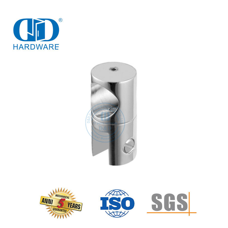 Edelstahl-Duschkabinen-Trennwände, Duschraum, Glas-Befestigungsstange, Hardware-Beschläge, Eckverbinder-DDSC031