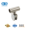 Edelstahl-Glaswand-Eckverbinder, Glasoberklemmen-Rohr-Eckclip-Glasverbinder-DDWC003