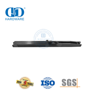 Edelstahl-Schwarz-Soft-Close-Schiebetür-Kits ohne Bohrloch, Scheunentor-Hardware-Kit-DDBD136