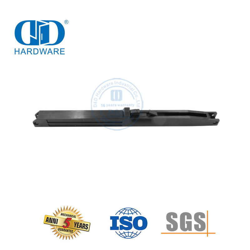 Edelstahl-Schwarz-Soft-Close-Schiebetür-Kits ohne Bohrloch, Scheunentor-Hardware-Kit-DDBD136