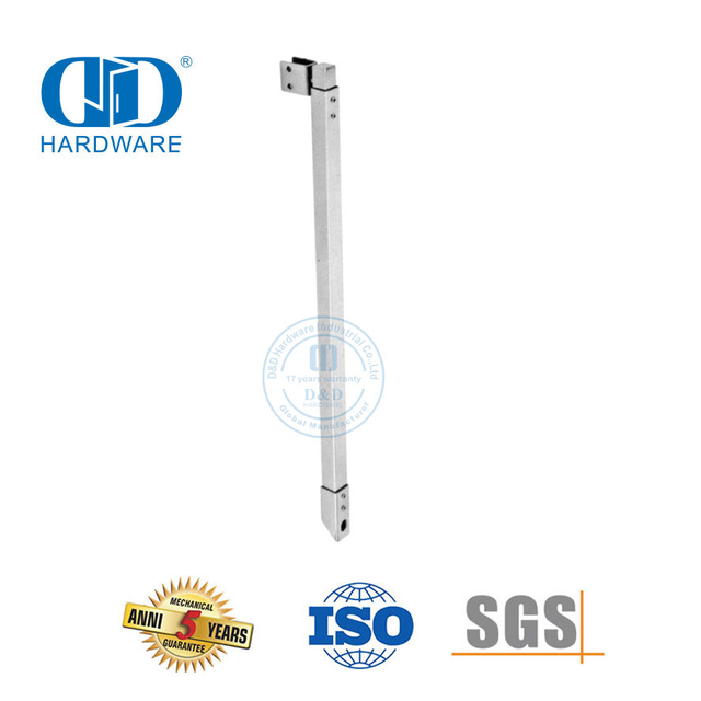 Gewerbliche Duschkabinen aus Edelstahl, Duschkabinen-Trennwände, Glastür-Hardware-DDSC025