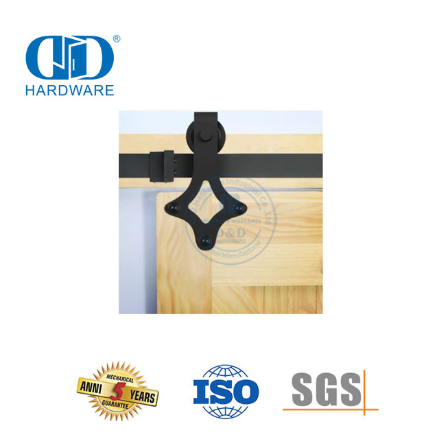 Edelstahl-Schiebetürbeschläge, Türbeschläge, Schienenset, Stahlgaragenbeschläge-DDBD003