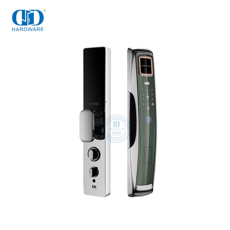 Hersteller WiFi Digital Card Security Safe Elektronische Fingerabdruck-Fernbedienung Intelligentes Türschloss mit Kamera und Audio -DDEL009