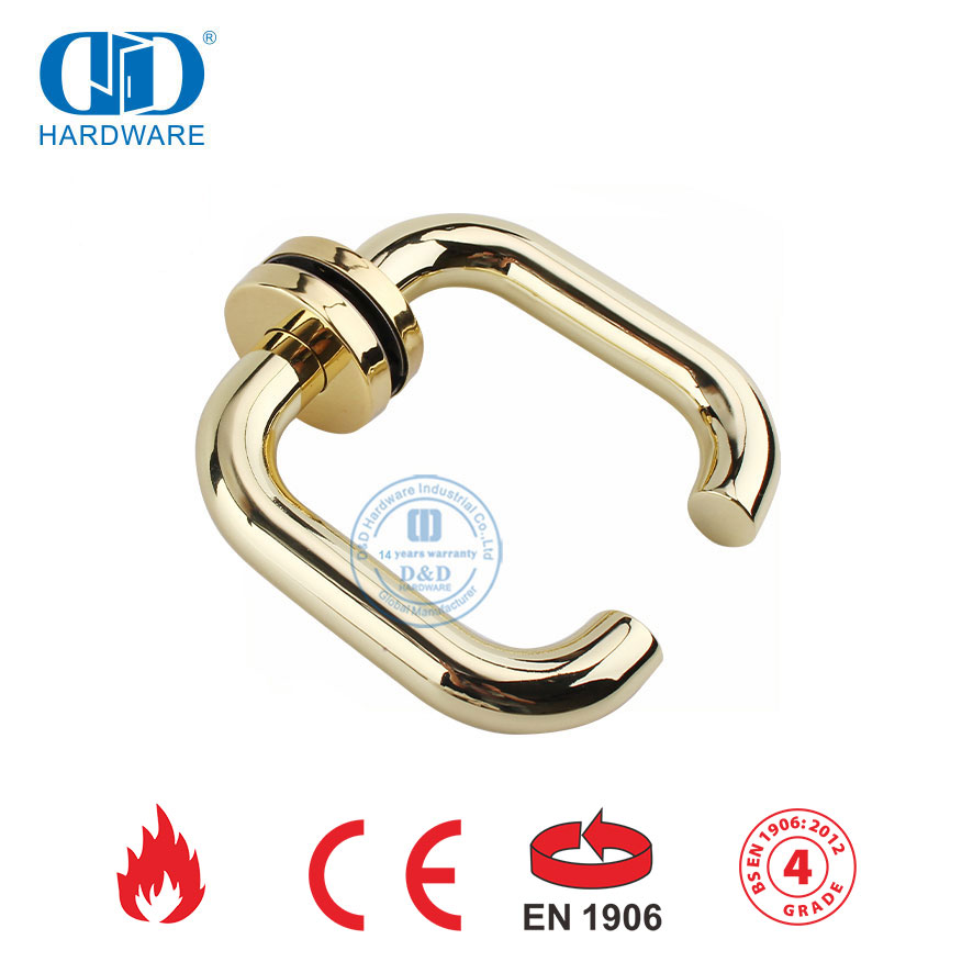 Hebelgriff aus Edelstahl 304 BS EN 1906 für Holztüren-DDTH001-PVD