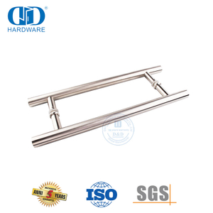 China Professional Supplier Edelstahl-Glastürgriff für Eingangstüren-DDPH001-D-SSS