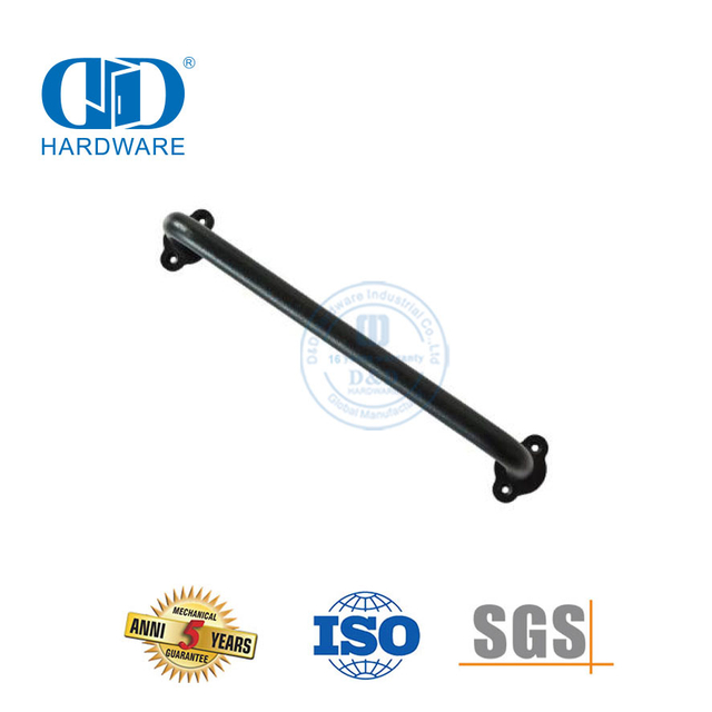Edelstahl-Schwarz-Doppel-Scheunentor-Hardware, Außengriff, Schiebe-Scheunentor-Hardware-DDBD092