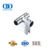 Hardware Manufacture Edelstahl 90 Grad 3-Wege-T-Schienenverbinder Kommerzielles Duschkabinensystem-DDSC041