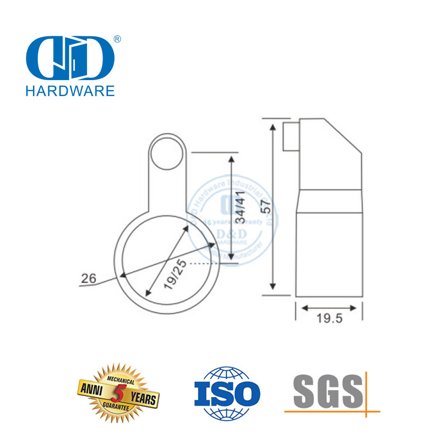 Edelstahl-Glasschiebetür-Aufhängerolle, Badezimmer-Hardware, Glasbeschlag für Schiebetür-DDGS120