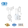 Schiebetür-Aufhänger, Edelstahl-Glas-Zubehör-Set, Badezimmer-Zubehör, Glasbeschlag für Badezimmer-DDGS100