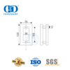 Beschläge für Glasschiebetüren aus Edelstahl, quadratischer Griff für Glasschiebetüren-DDSK020